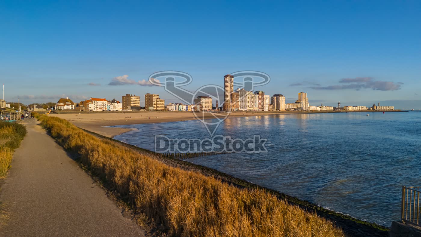 Uitzicht op de skyline van Vlissingen
