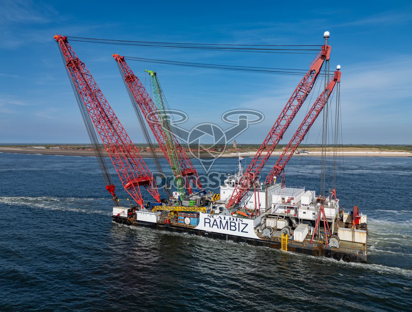 Scaldis Rambiz voor de kust van Westkapelle