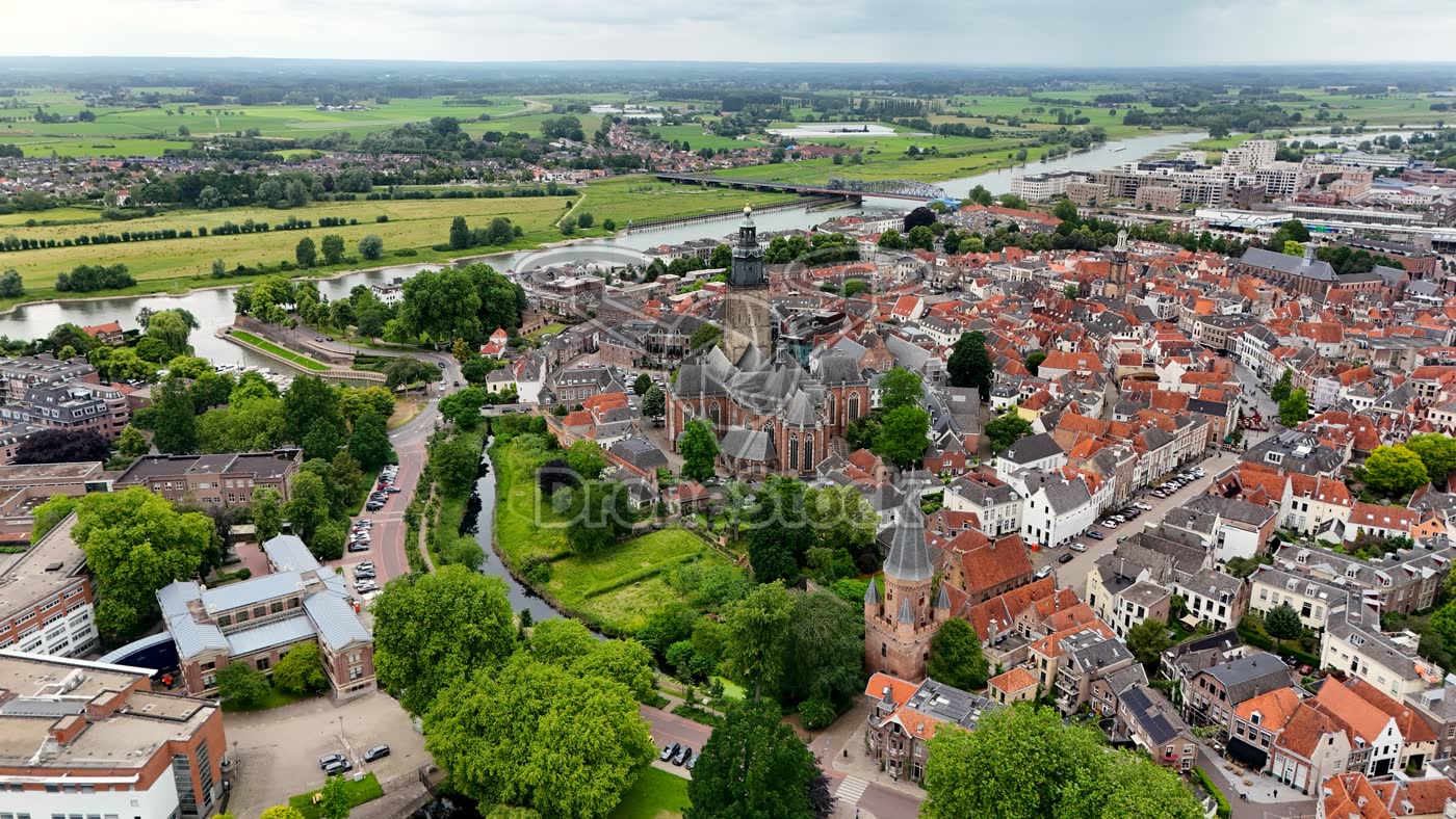 Zutphen zicht op oude centrum