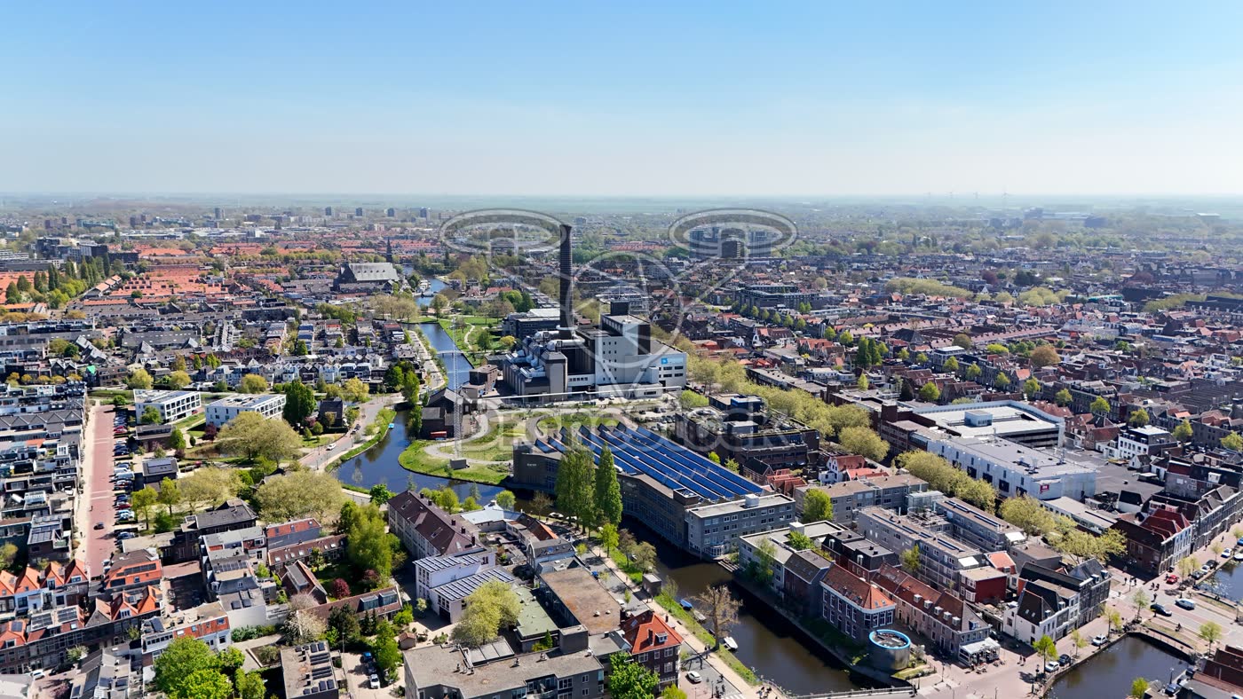 Voormalige textielfabriek in Leiden