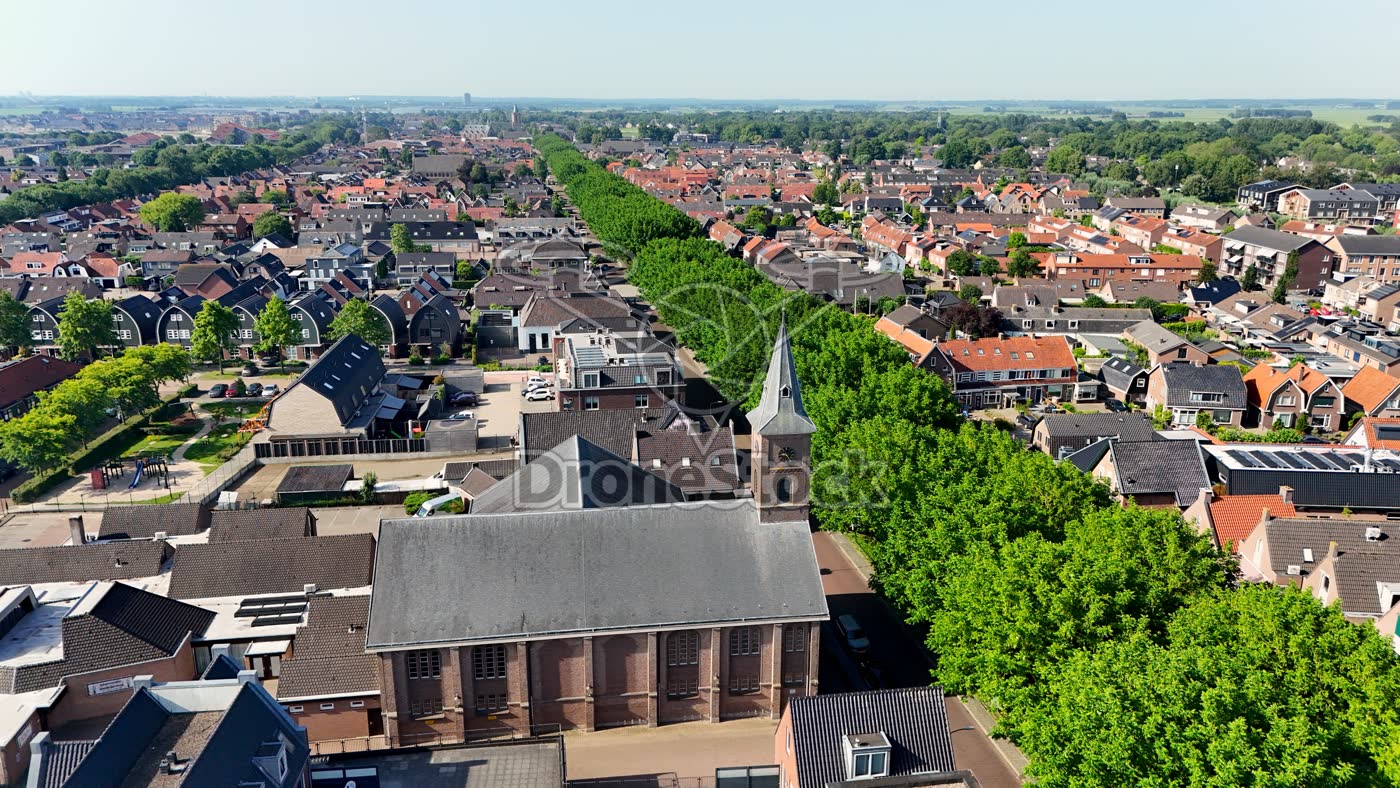 Kerktoren in Bunschoten-Spakenburg