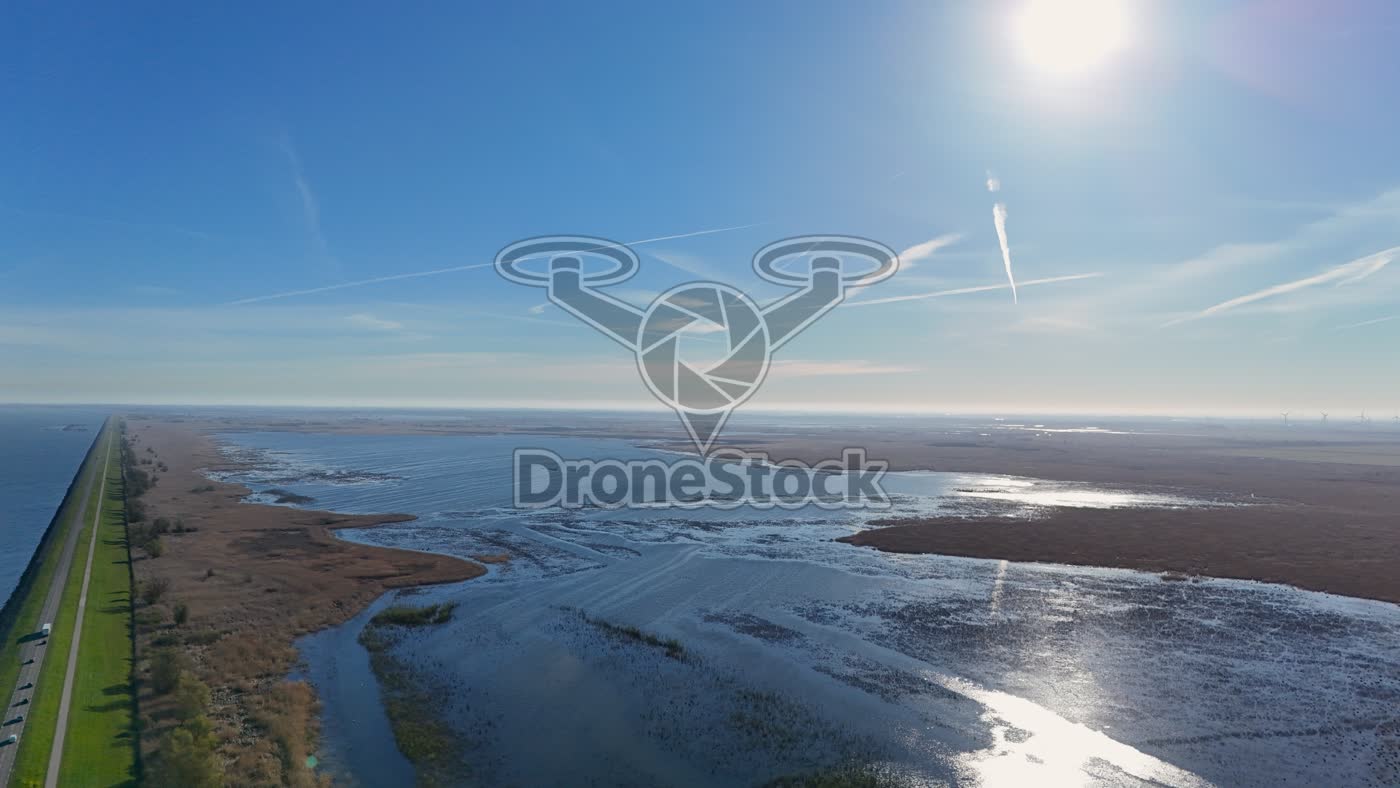 Oostvaardersdijk bij Oostvaardersplassen