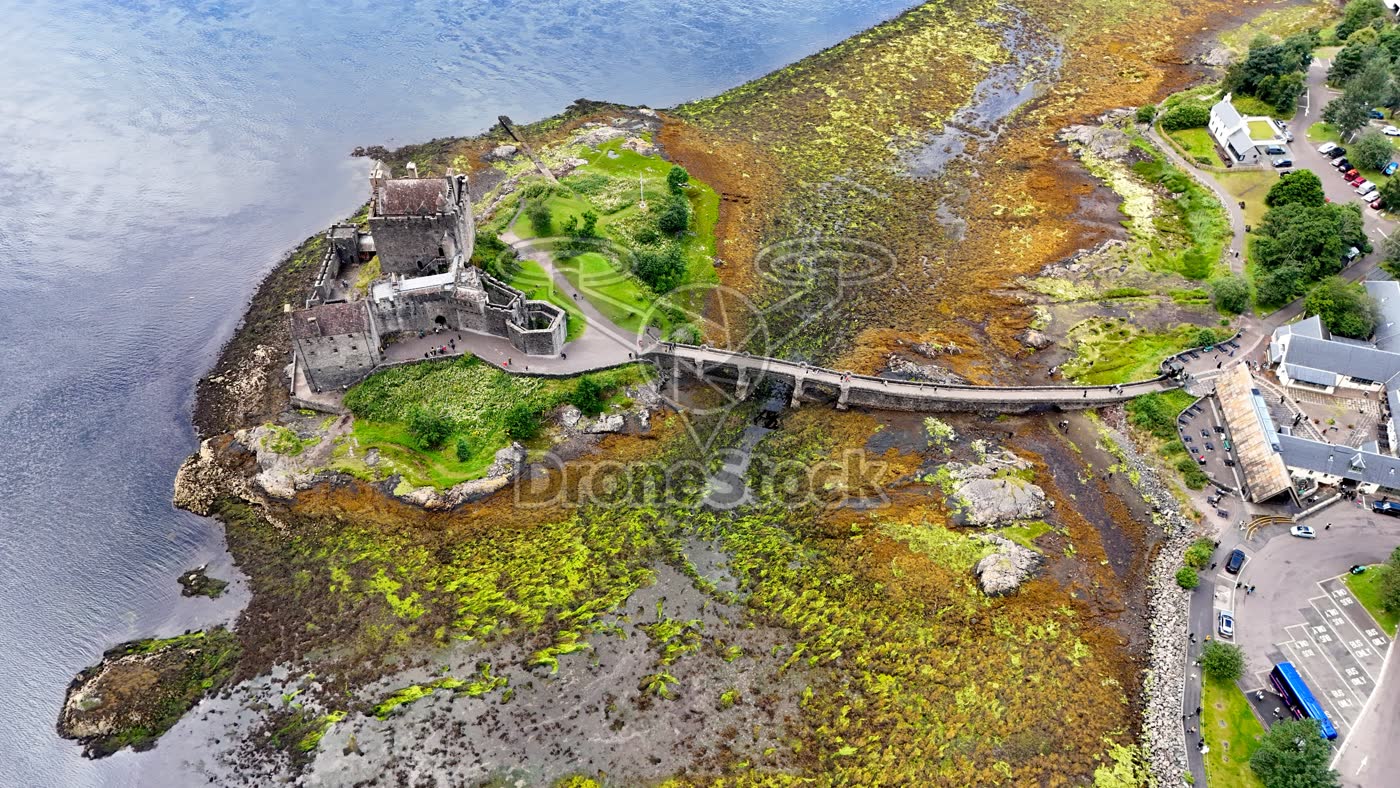Kasteel Eilean Donan — luchtfoto