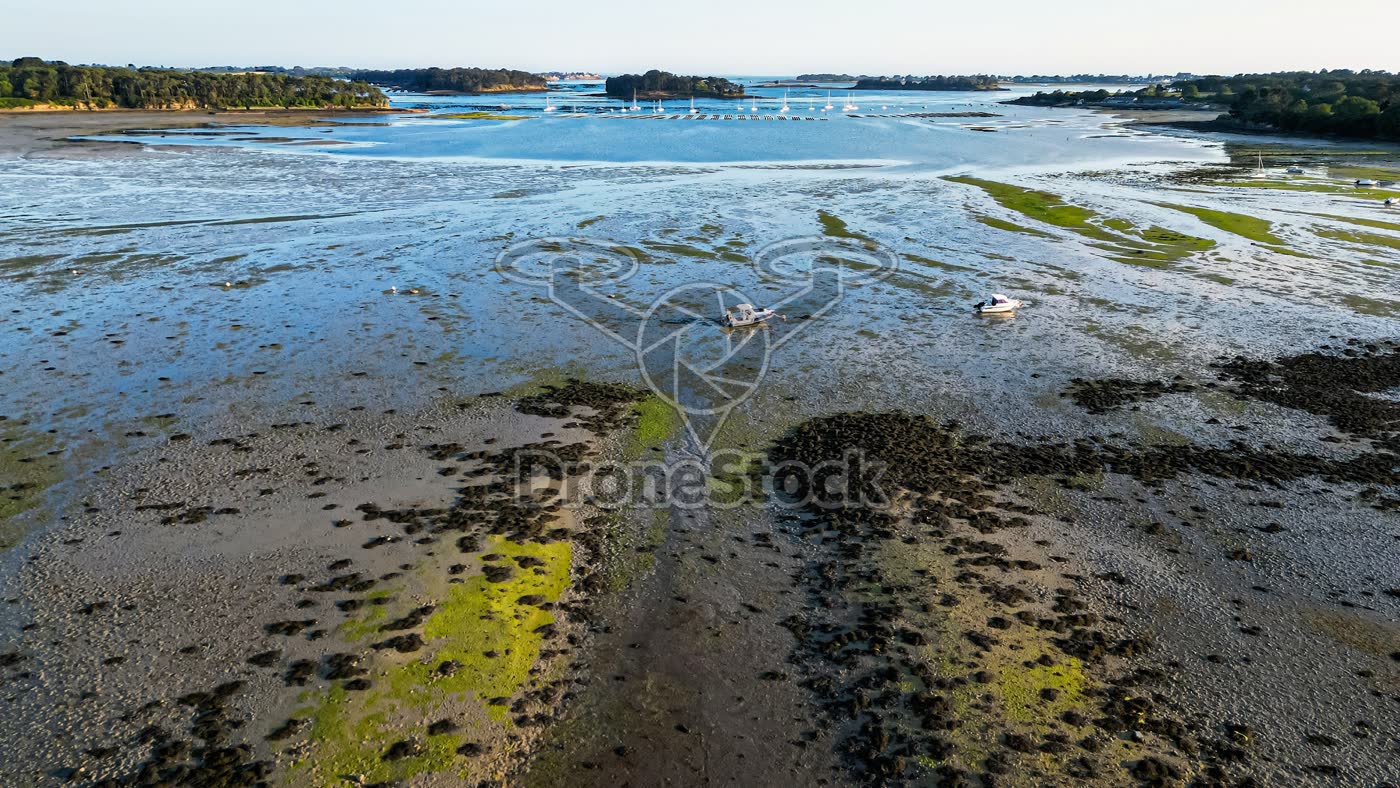 Laag water Baai van Le Pouliguen