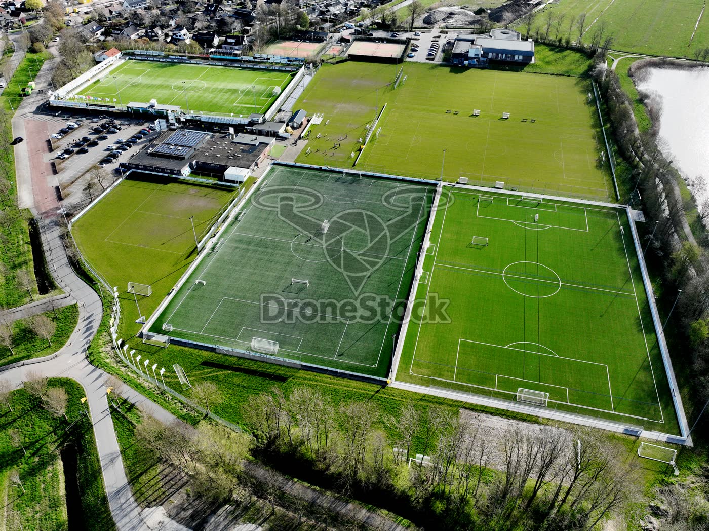 Voetbalcomplex bij Genemuiden