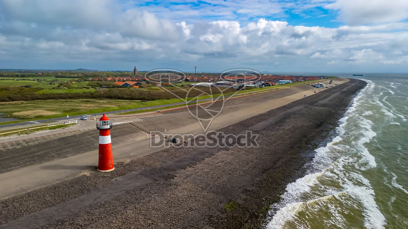 Panorama vuurtoren Noorderhoofd Westkapelle