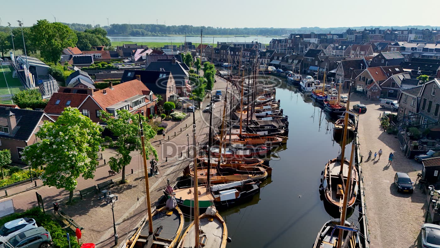 Zeilboten in Bunschoten-Spakenburg