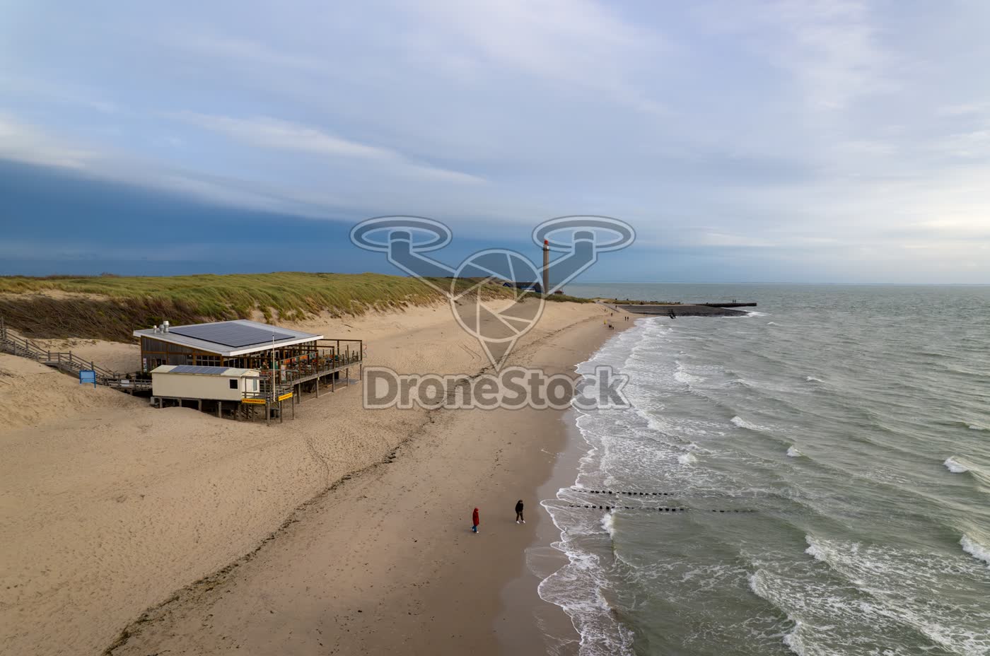 Vuurtoren bij het strand van Westkapelle
