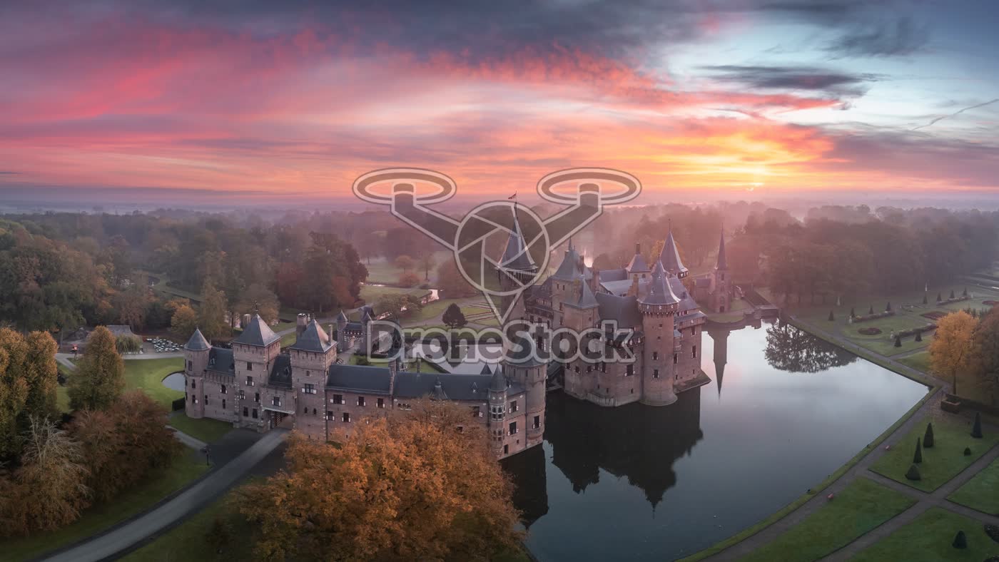 Kasteel de Haar tijdens de herfst
