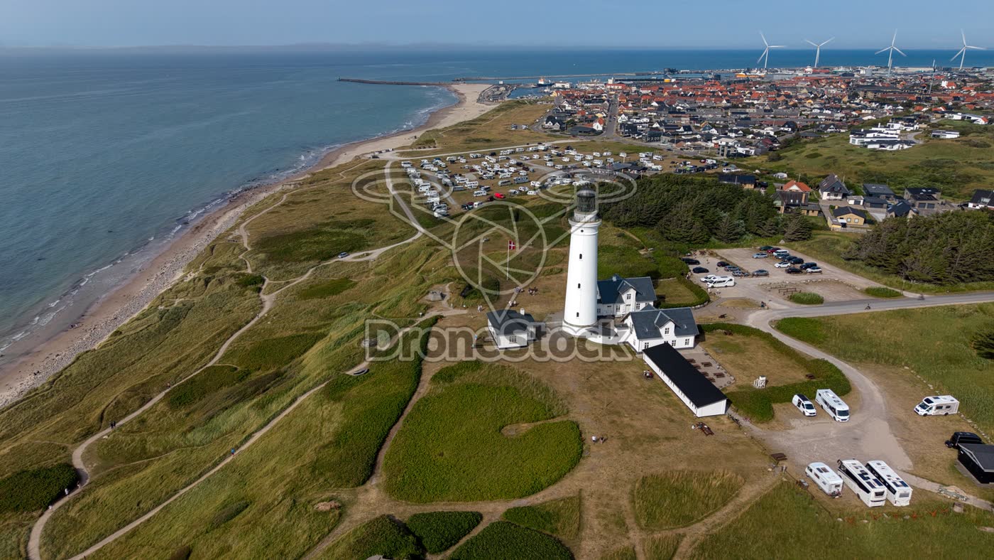 Hirtshals Fyr bij kust