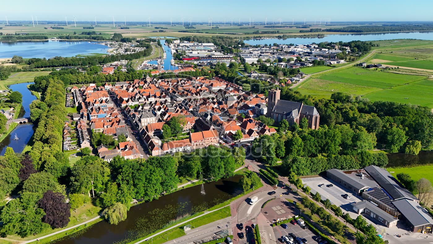 Historisch centrum Elburg met kerk