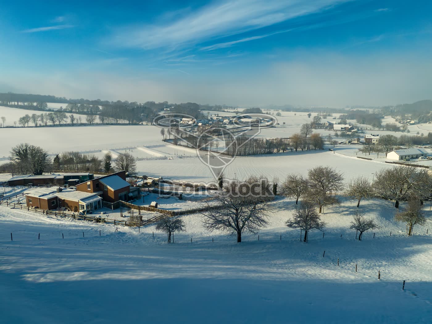 Winterlandschap in Vijlen
