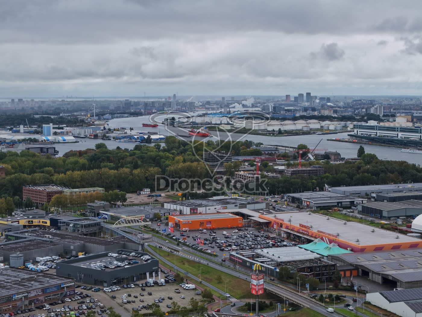 Hembrug bij Zaandam haven