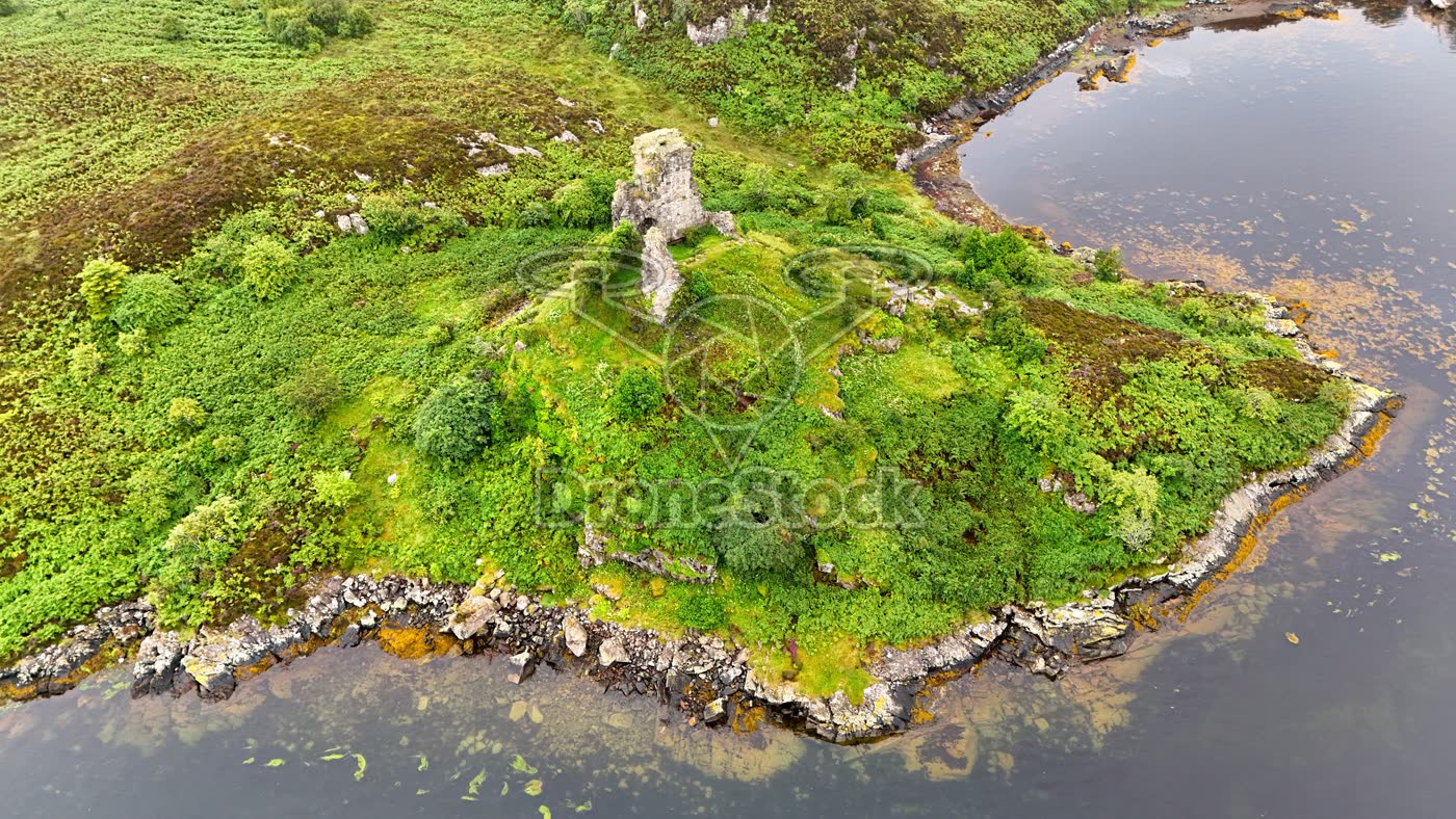 Castle Maol ruïne bij Kyleakin