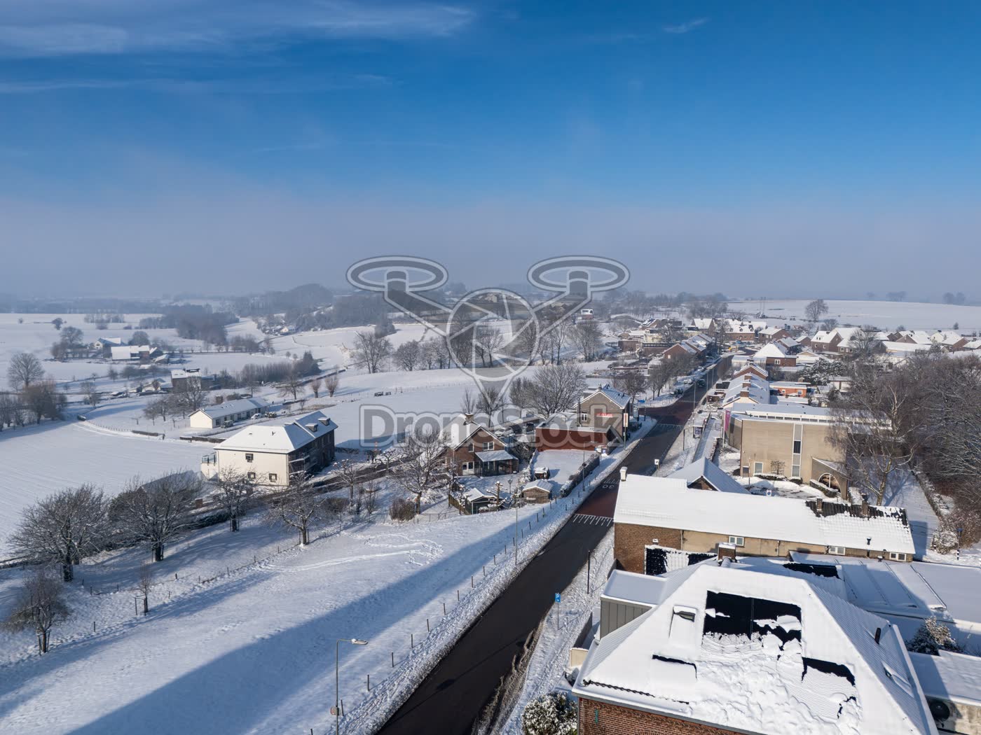 Sneeuw in Vijlen, Zuid-Limburg