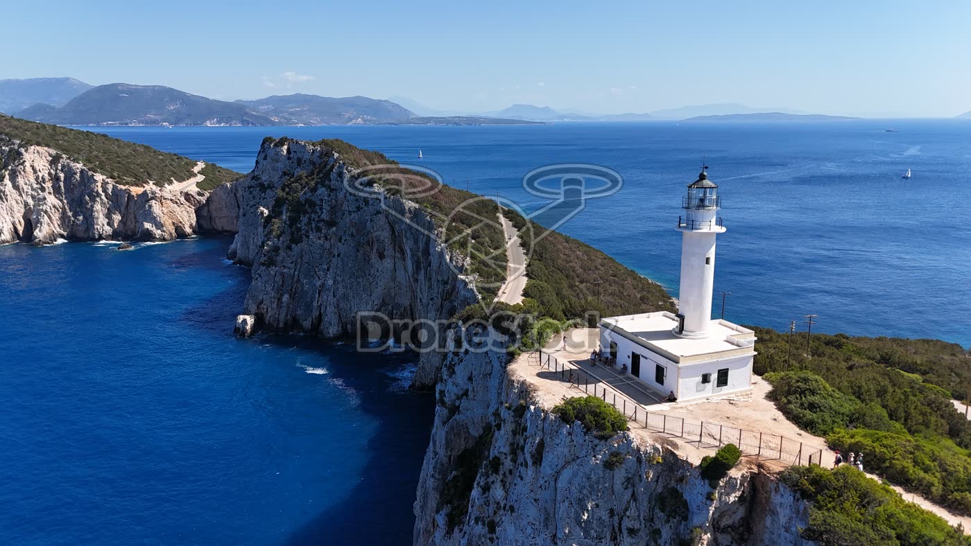 Vuurtoren van Doukato bij Kaap Lefkatas, Lefkada 2