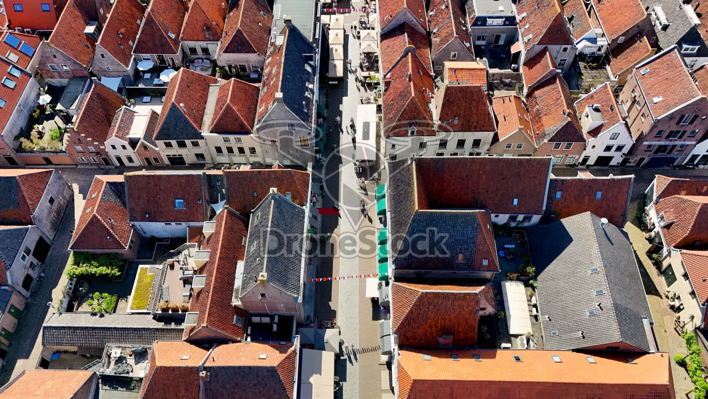 Elburg historisch centrum van boven