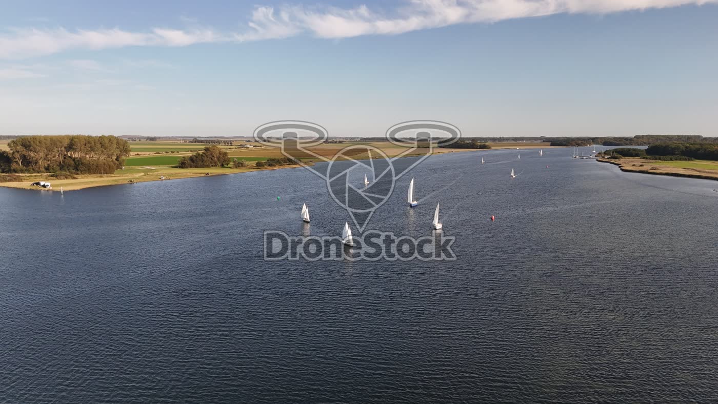 Zeilboten op het Veerse Meer