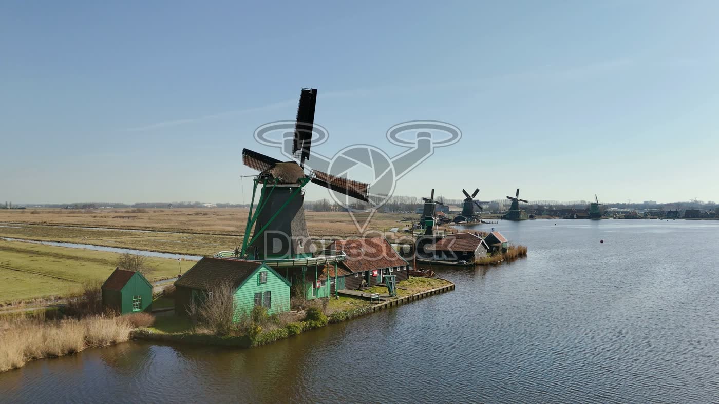 De Bonte Hen en molens van de Zaanse Schans 2