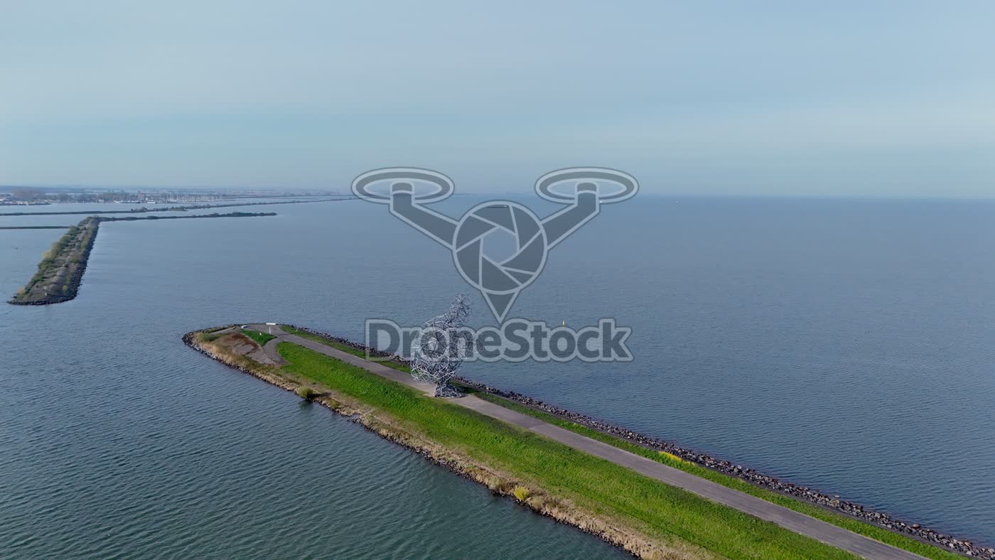 Sculptuur Exposure bij Lelystad