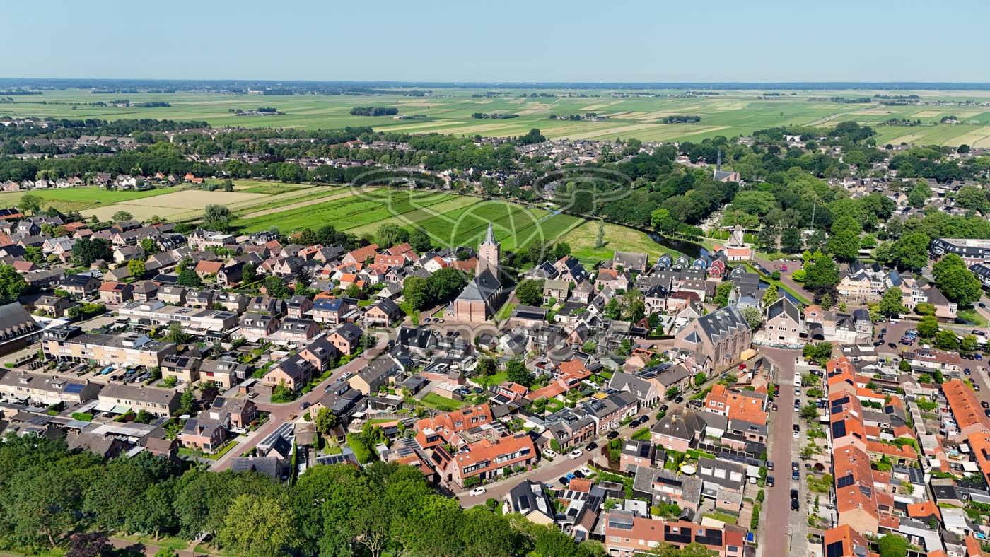 Dorpskern met kerk, Bunschoten-Spakenburg