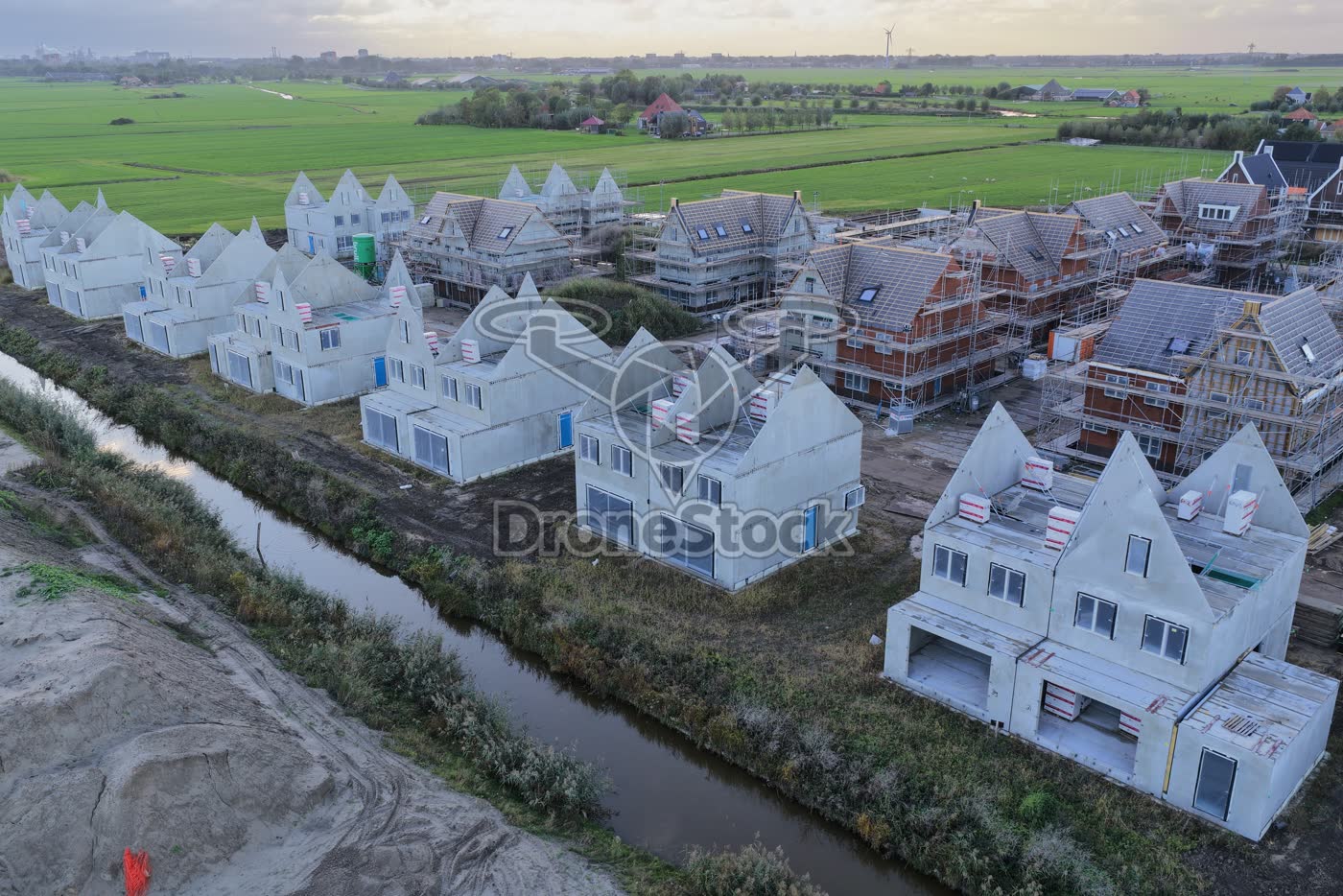 Nieuwbouw in Kreekrijk Saendelft