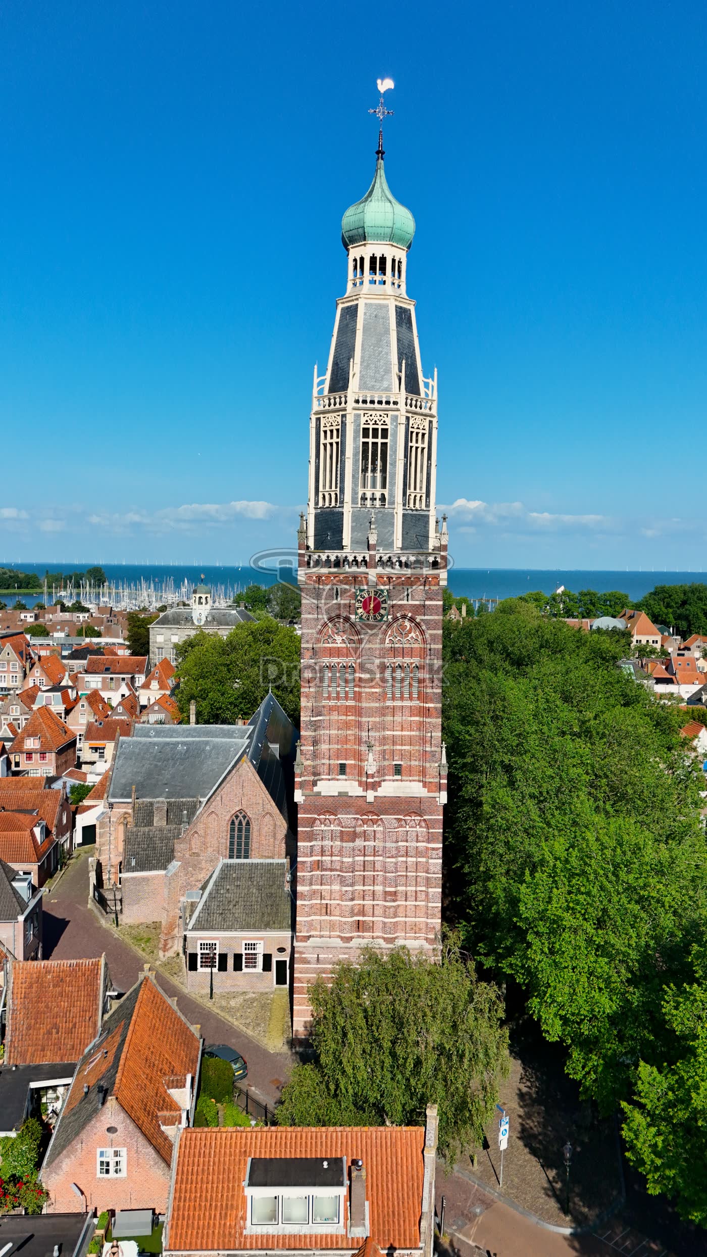 Zuiderkerk toren in Enkhuizen