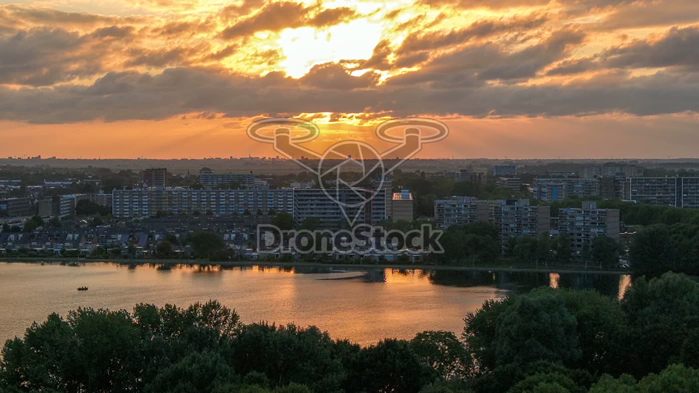 Avondlucht Boven Alphen aan den Rijn