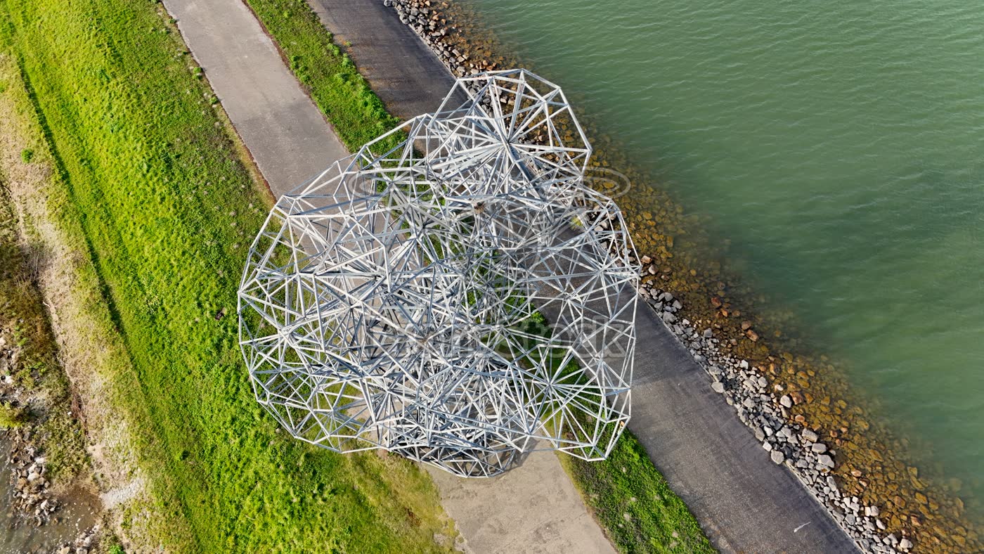 Exposure sculptuur bij Lelystad
