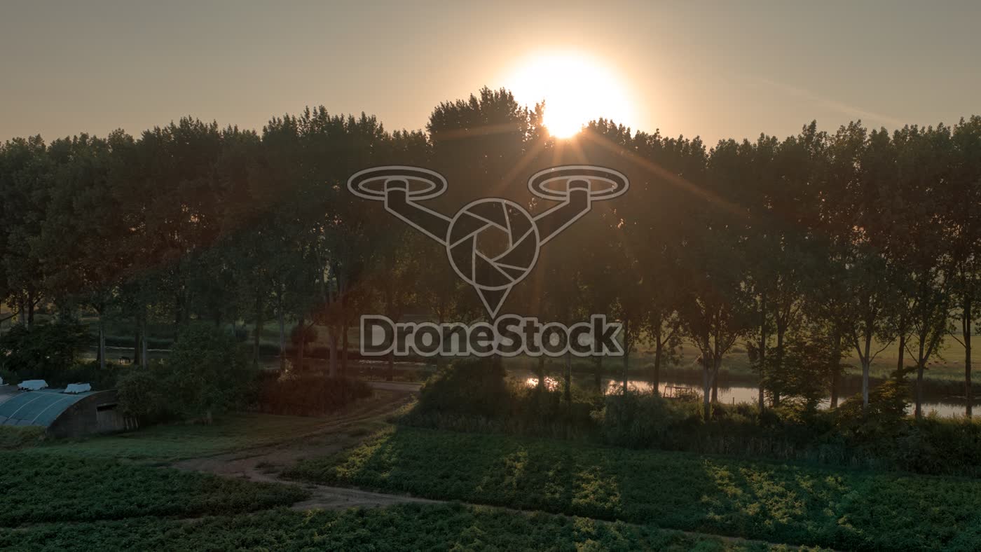 Polderlandschap bij Numansdorp