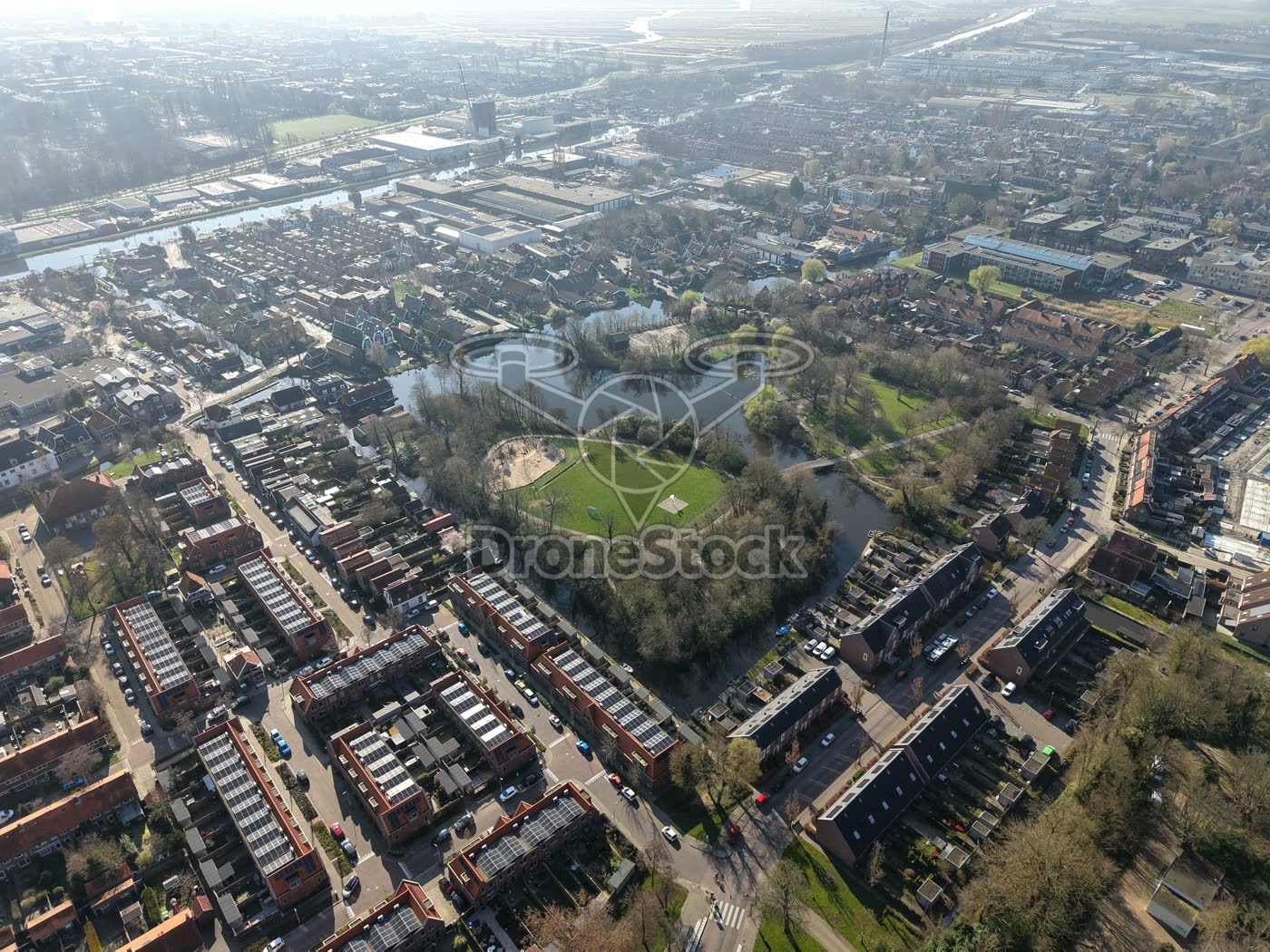 Agathepark en woonwijk in Krommenie