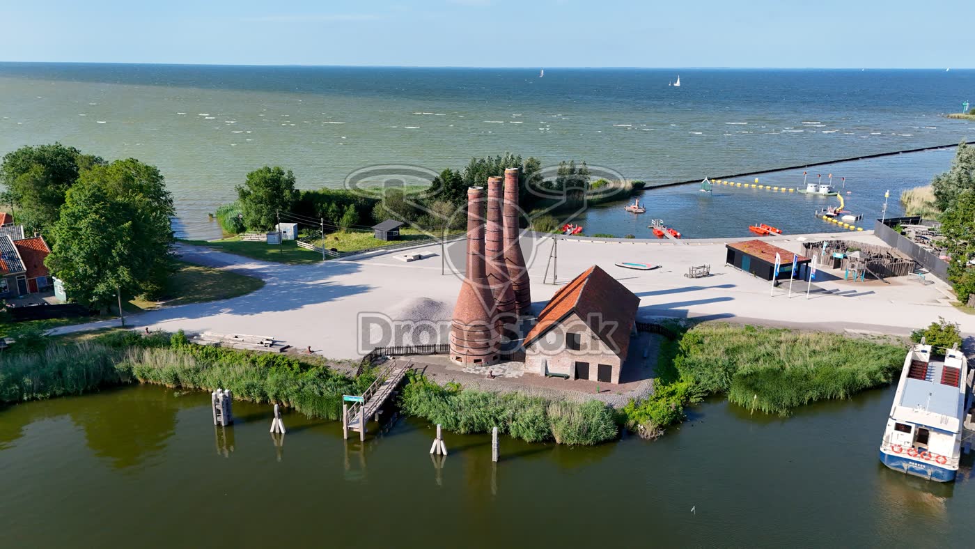 Historische kalkovens Zuiderzeemuseum Enkhuizen