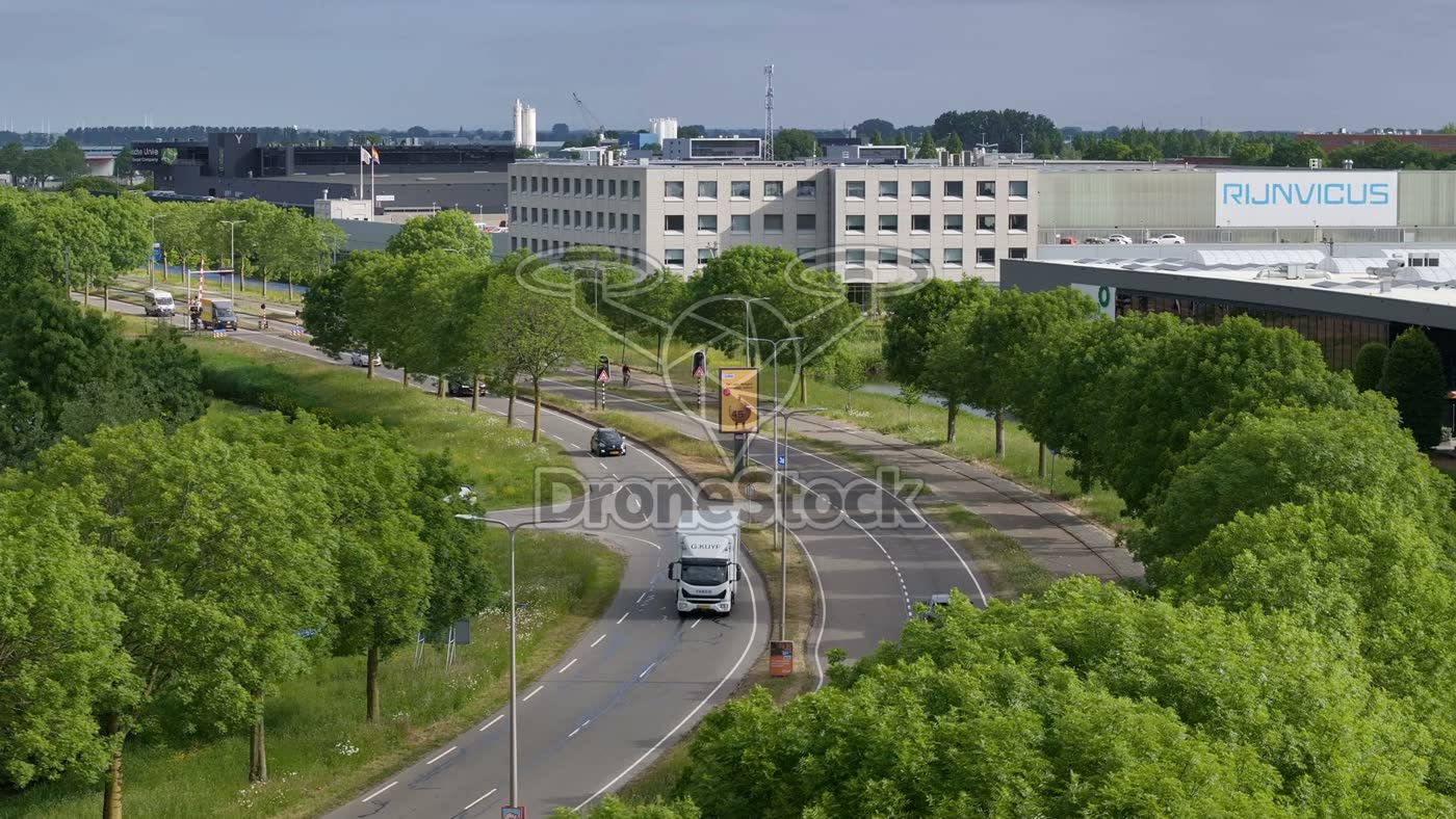 Rijnvicus en boomrijke weg in Leidsche Schouw 3