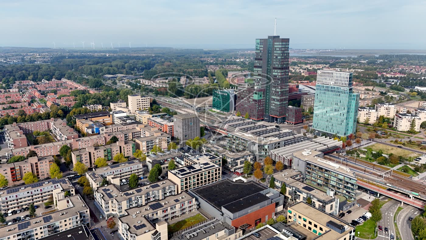 Torens bij Almere Centrum