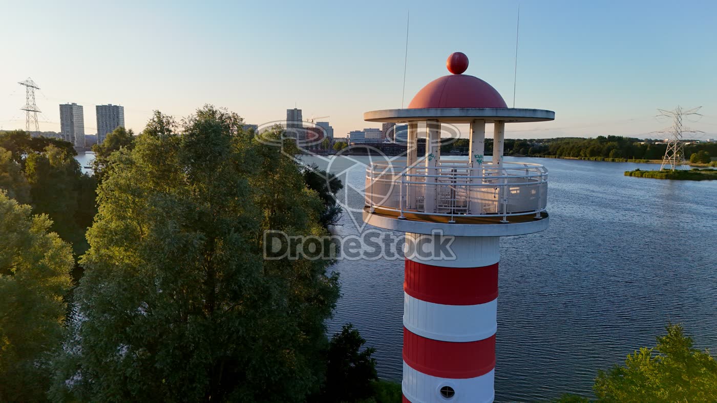 Almere Stad Weerwater vuurtoren Utopia