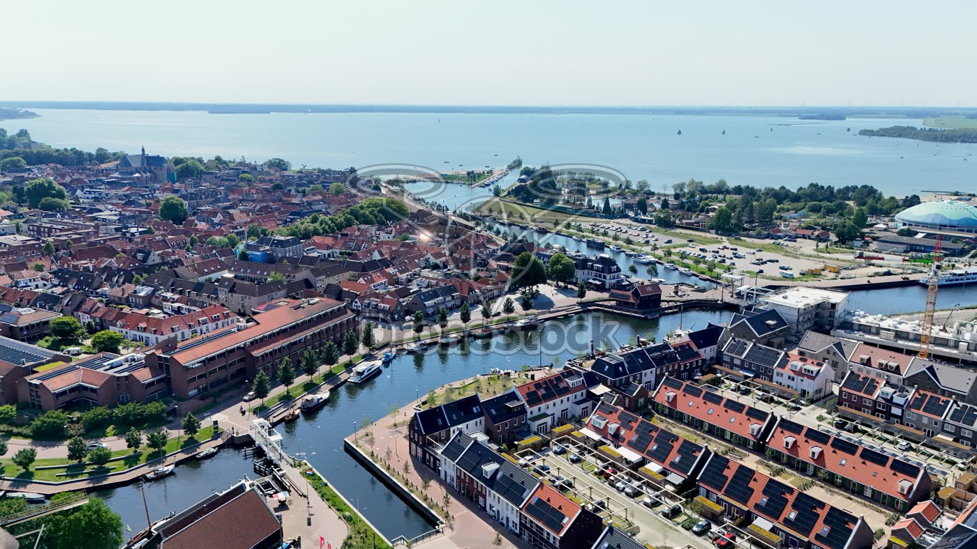Oude centrum Harderwijk en haven
