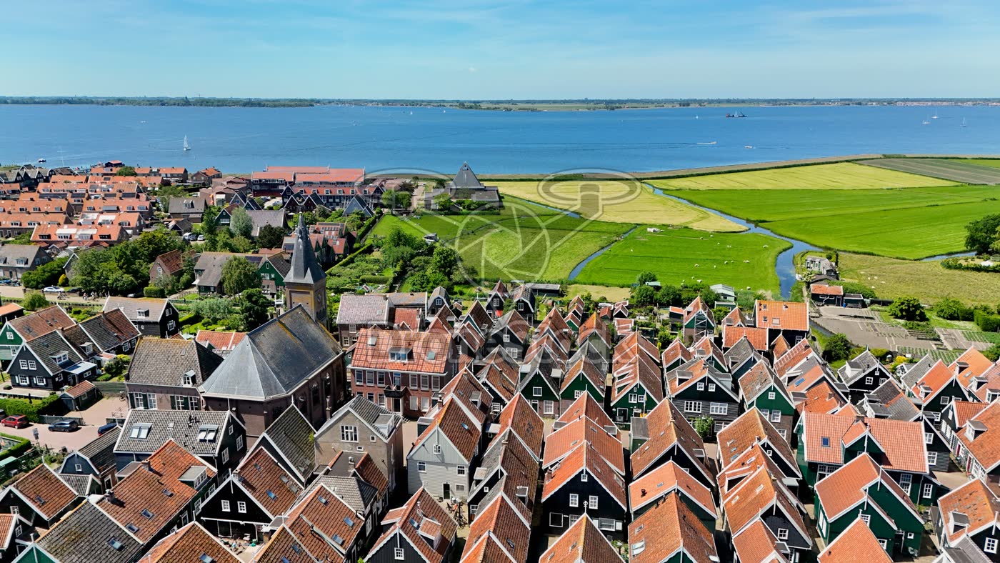 Grote kerk in Marken bij Markermeer