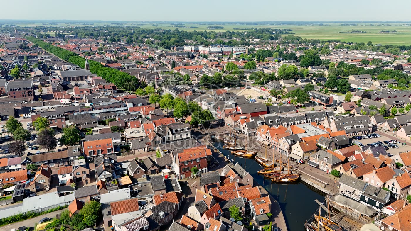 Zeilschepen in Spakenburgse haven
