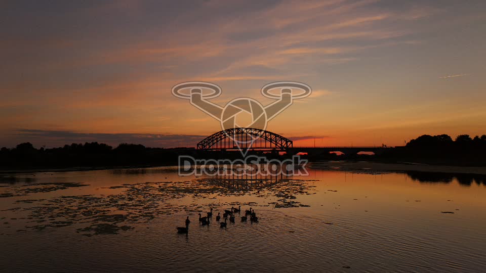 Uiterwaarden van zwolle bij hattem / Ijsselbrug