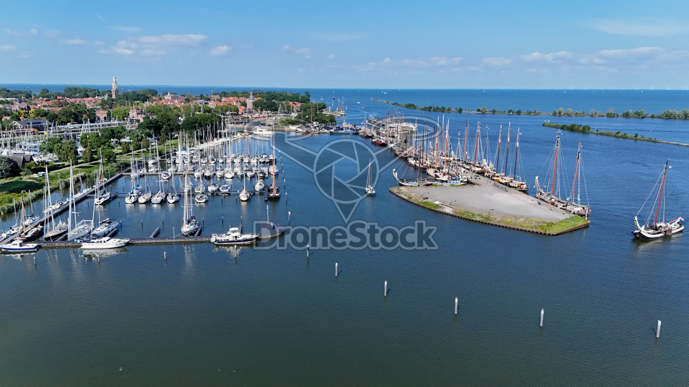 Jachthaven bij Enkhuizen