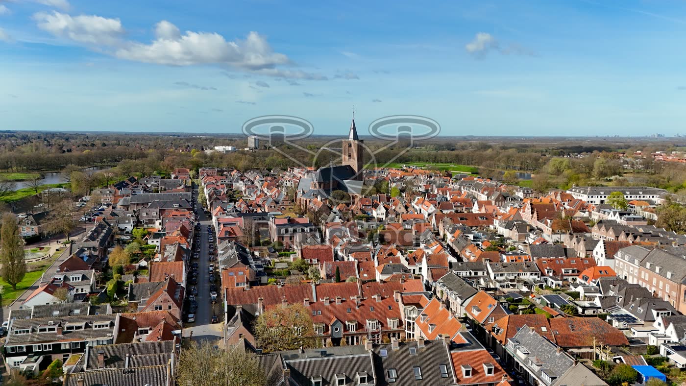 Naarden-Vesting luchtfoto