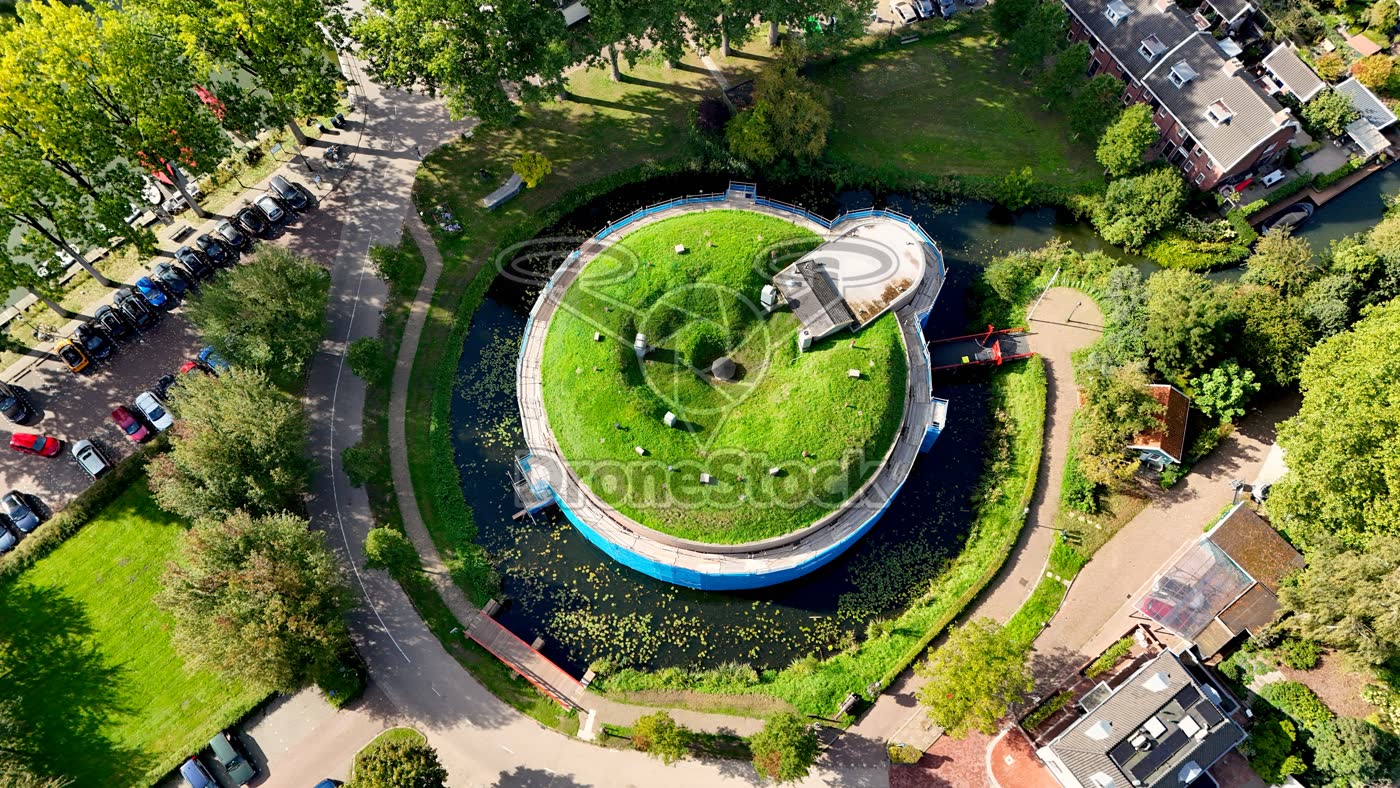 Fort Ossenmarkt, Weesp bovenaanzicht
