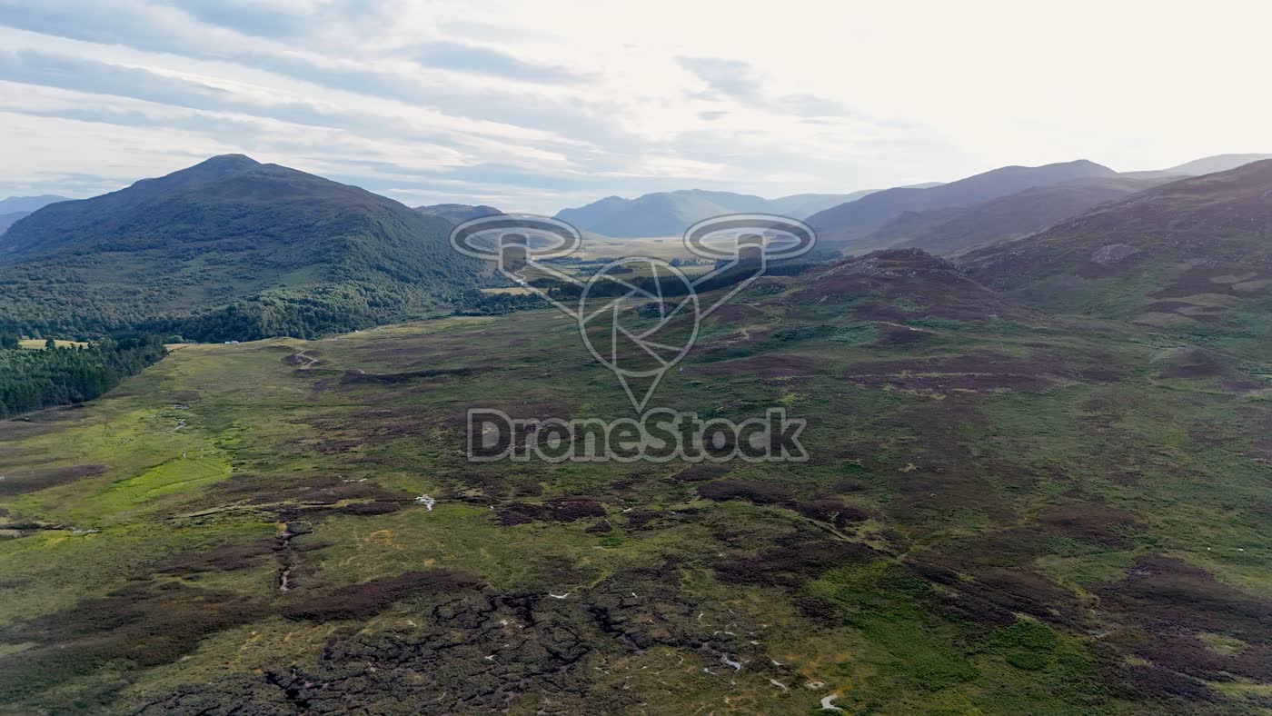 Heidevallei bij Newtonmore, Schotland