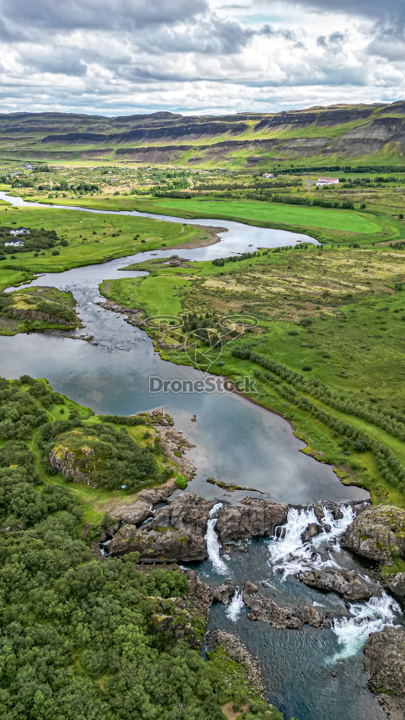 De Glannifoss in IJsland