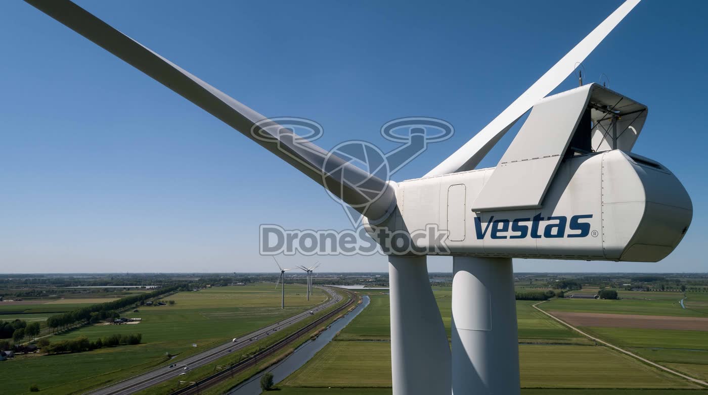 Vestas windturbine close-up