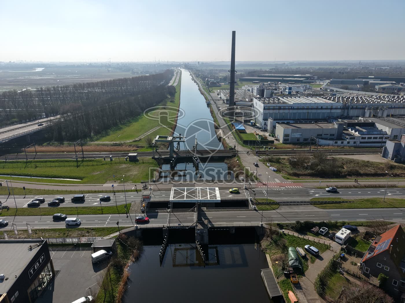 Brug over de Nauernasche Vaart bij Krommenie