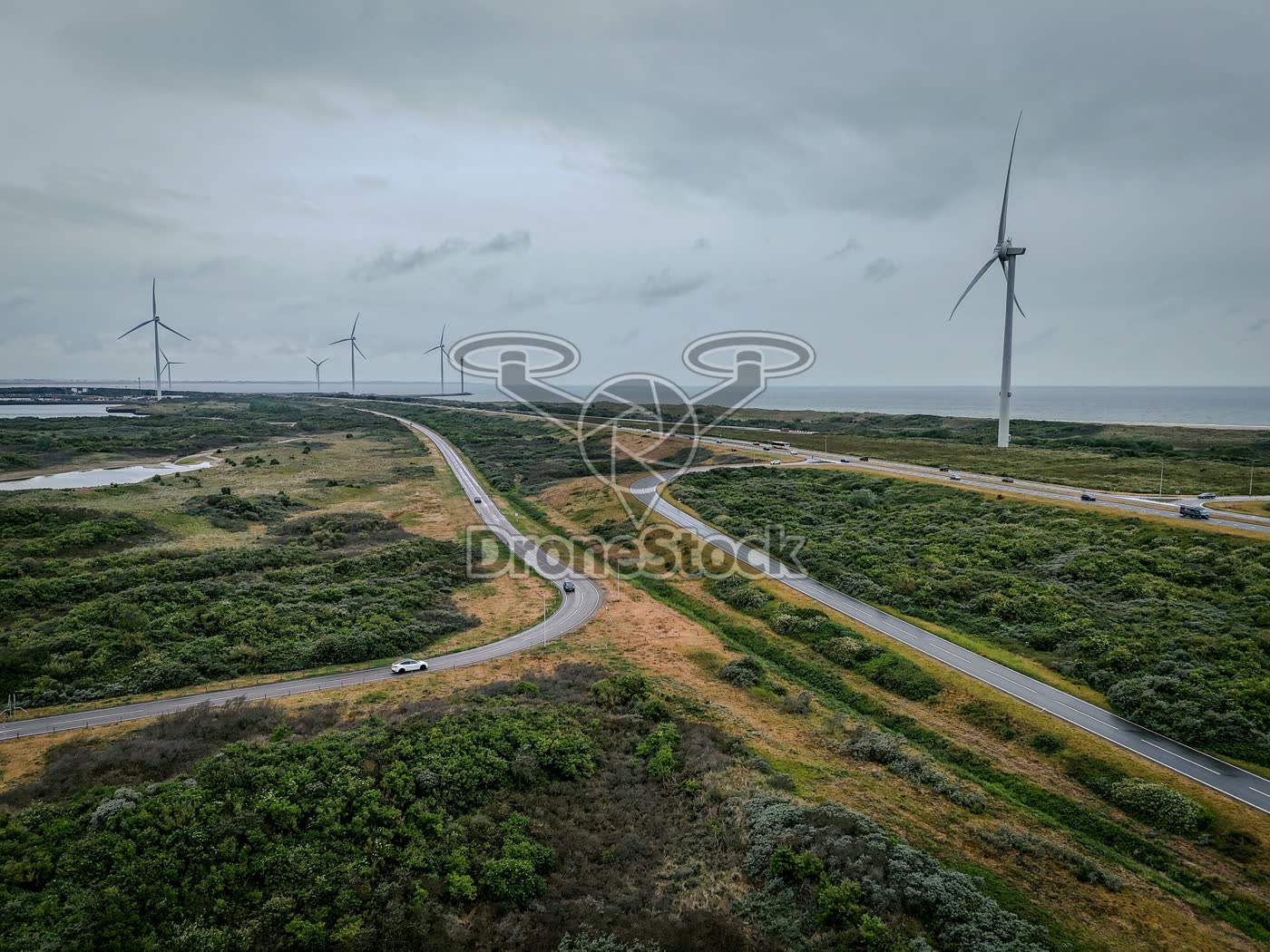 Windmolens bij Vrouwenpolder