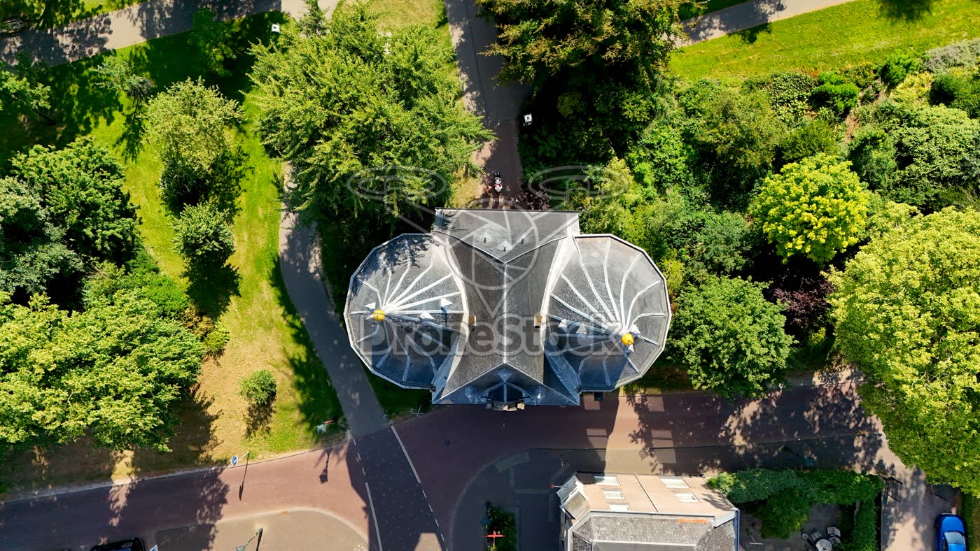 Cellebroederspoort bovenaanzicht Kampen