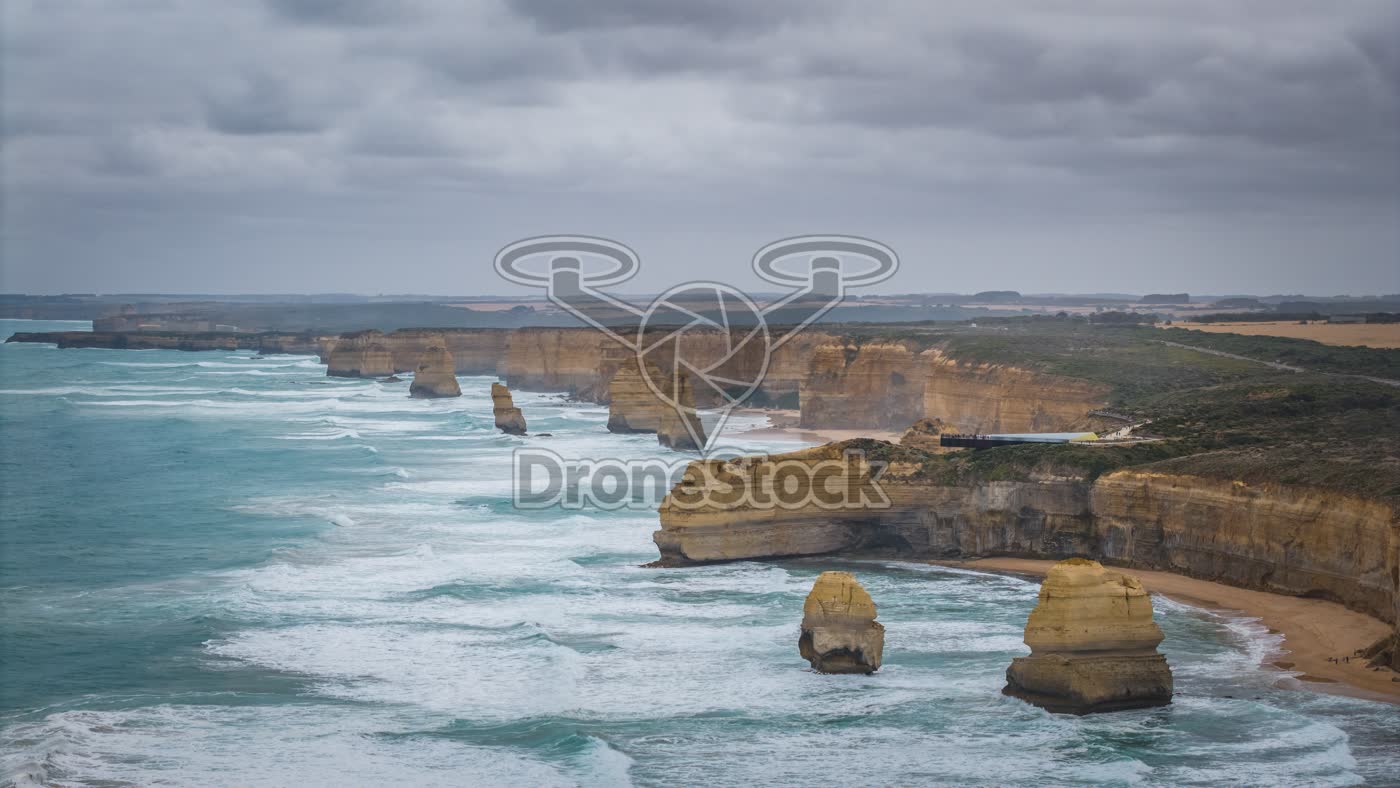 De beroemde 12 Apostelen langs de Great Ocean road in Australië.