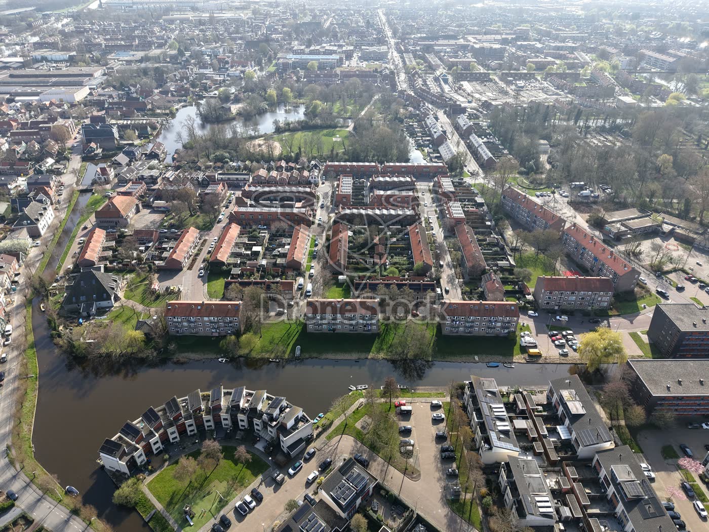 Woonwijk rond Seroskerkestraat in Krommenie
